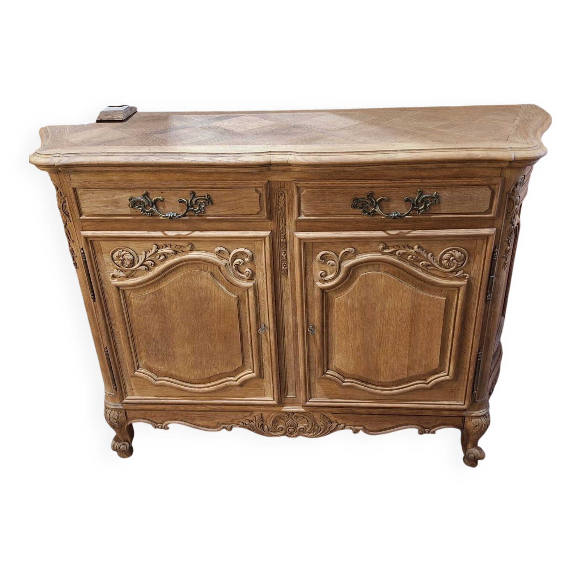 Louis XV style sideboard in solid oak