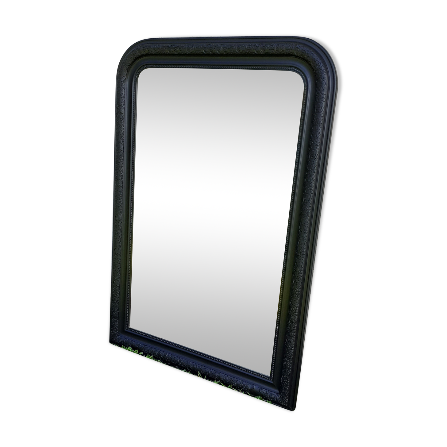 Mirror style Napoleon 3 old black 93x136cm