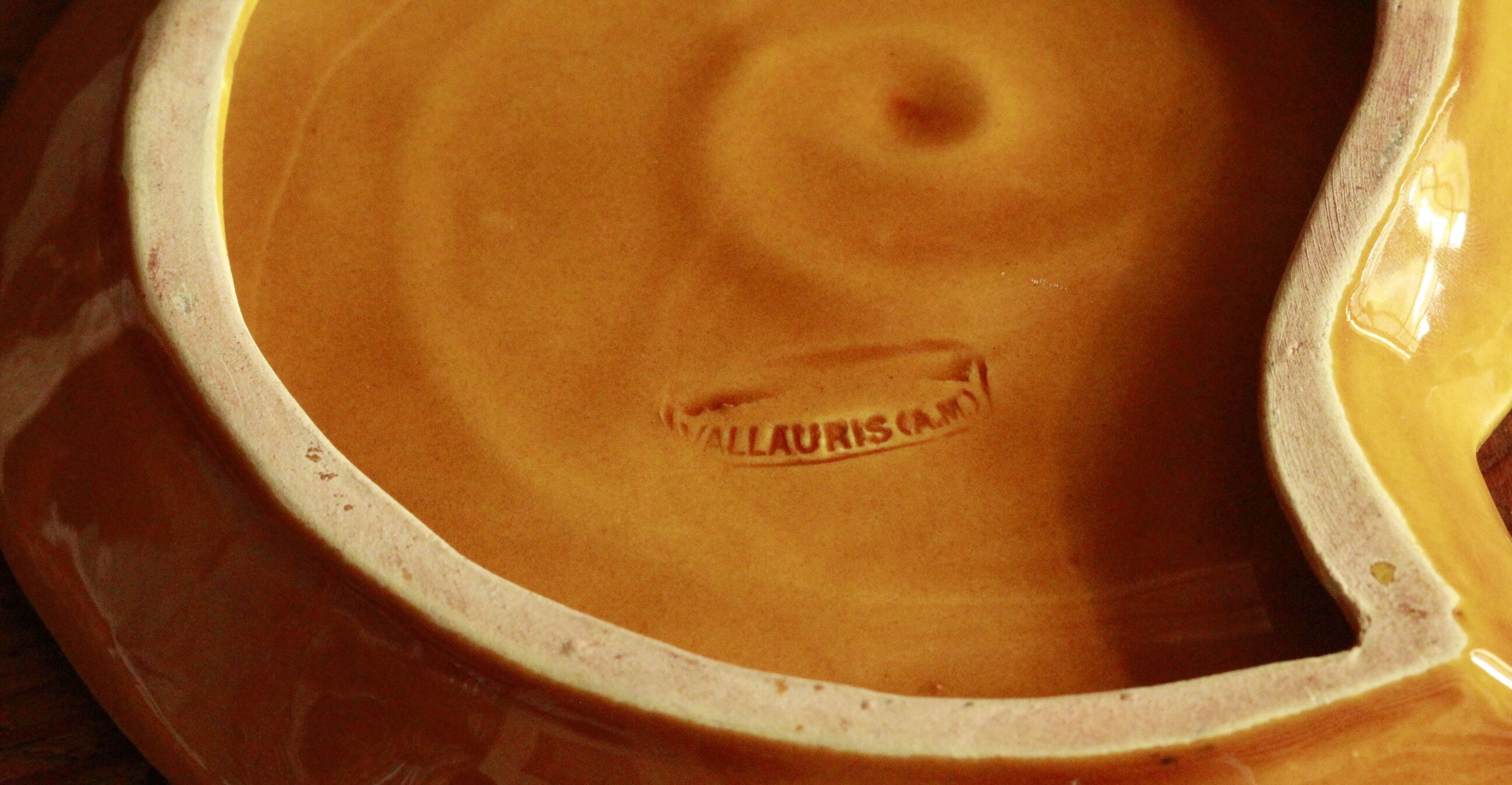 Old dish vallauris