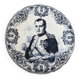 Ancien plat en faïence Napoléon Boch Frères Keramis