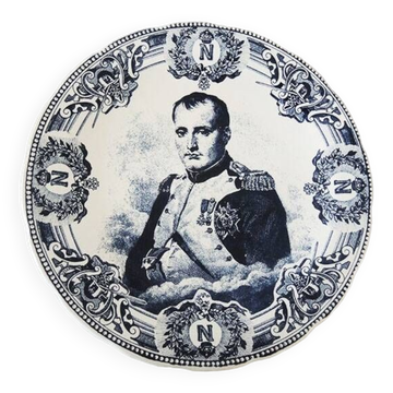 Old Napoléon Earthenware Dish Boch Frères Keramis