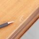 Table de repas extensible en acajou blond