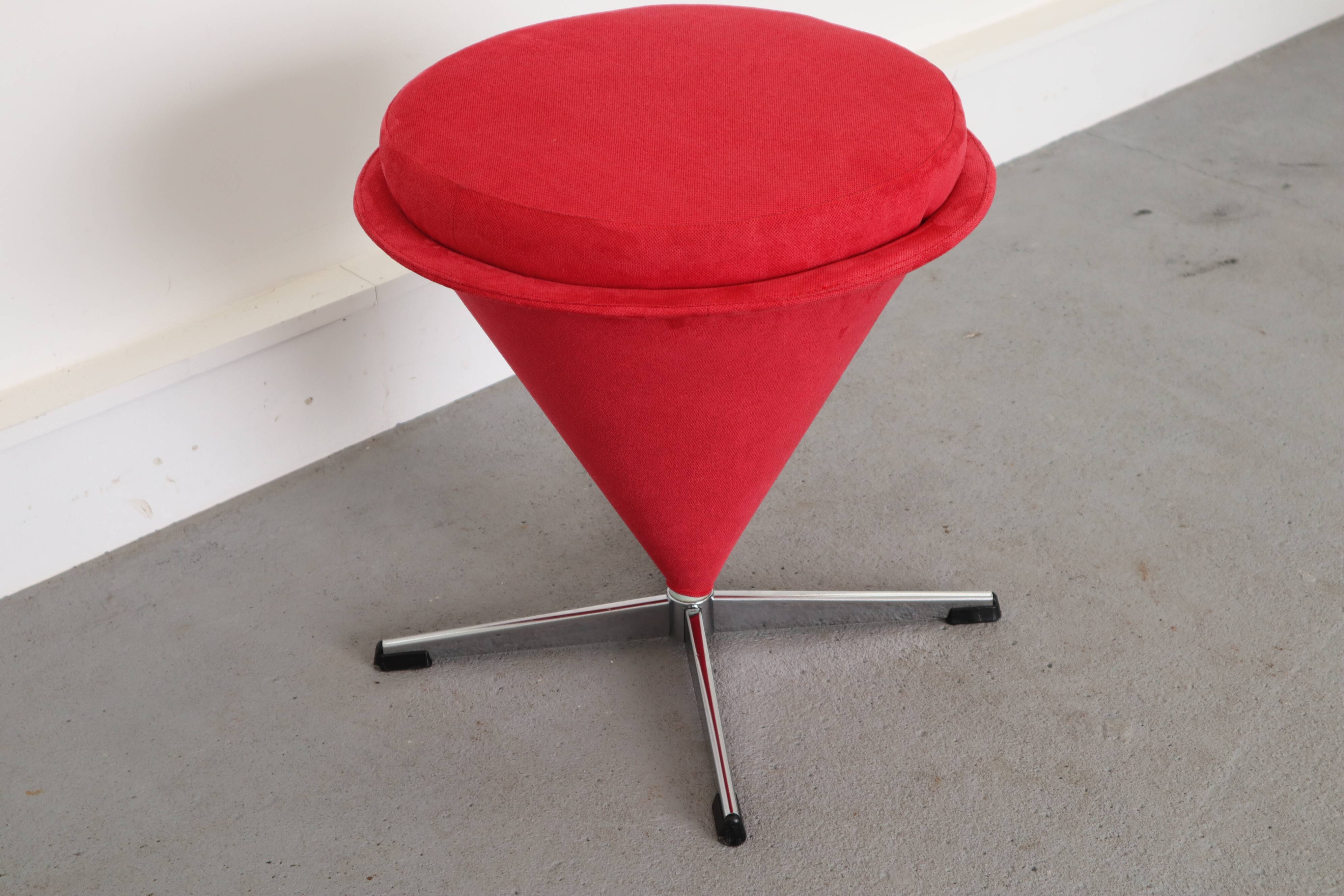 Cone stool by Verner Panton, 1960s