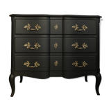 Commode vintage noire