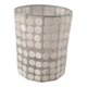 Vintage mother-of-pearl and nylon lampshade