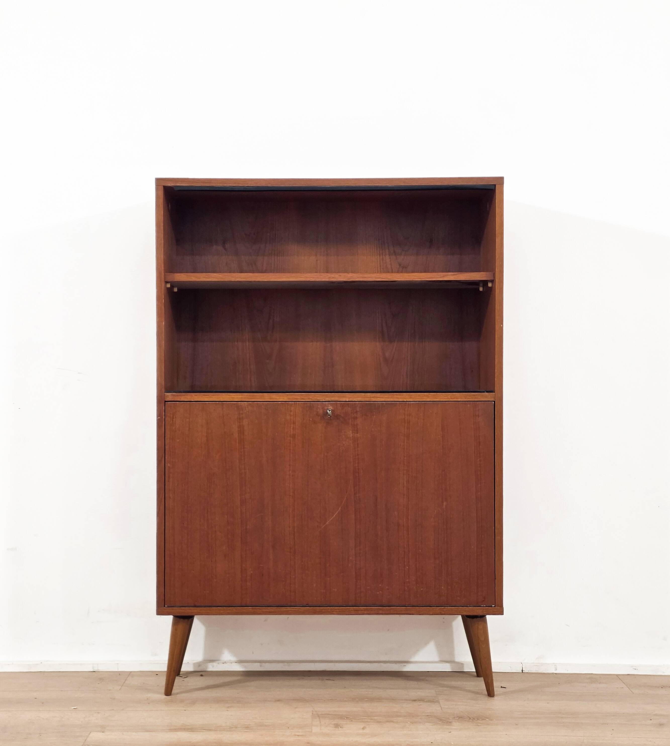 Scandinavian teak library from the 1970s.