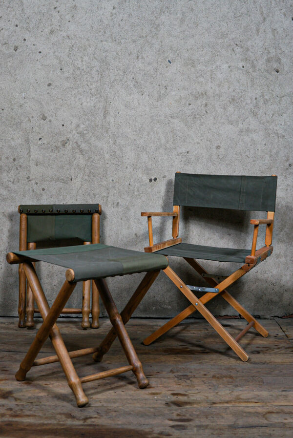 Fauteuil metteur en scène vintage