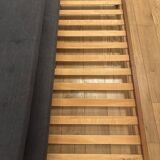 Vintage oak convertible bench by Alain Gaubert