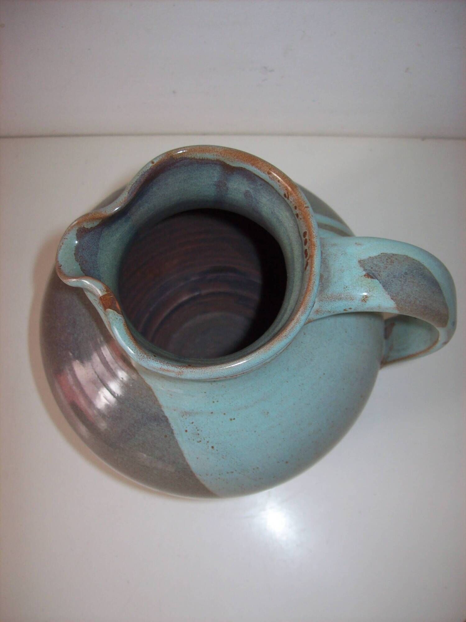 Ceramic jug signed Paturel