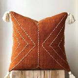 Coussin bohème en coton fait main