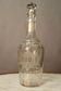 Bouteille en cristal taillé "Rhum"