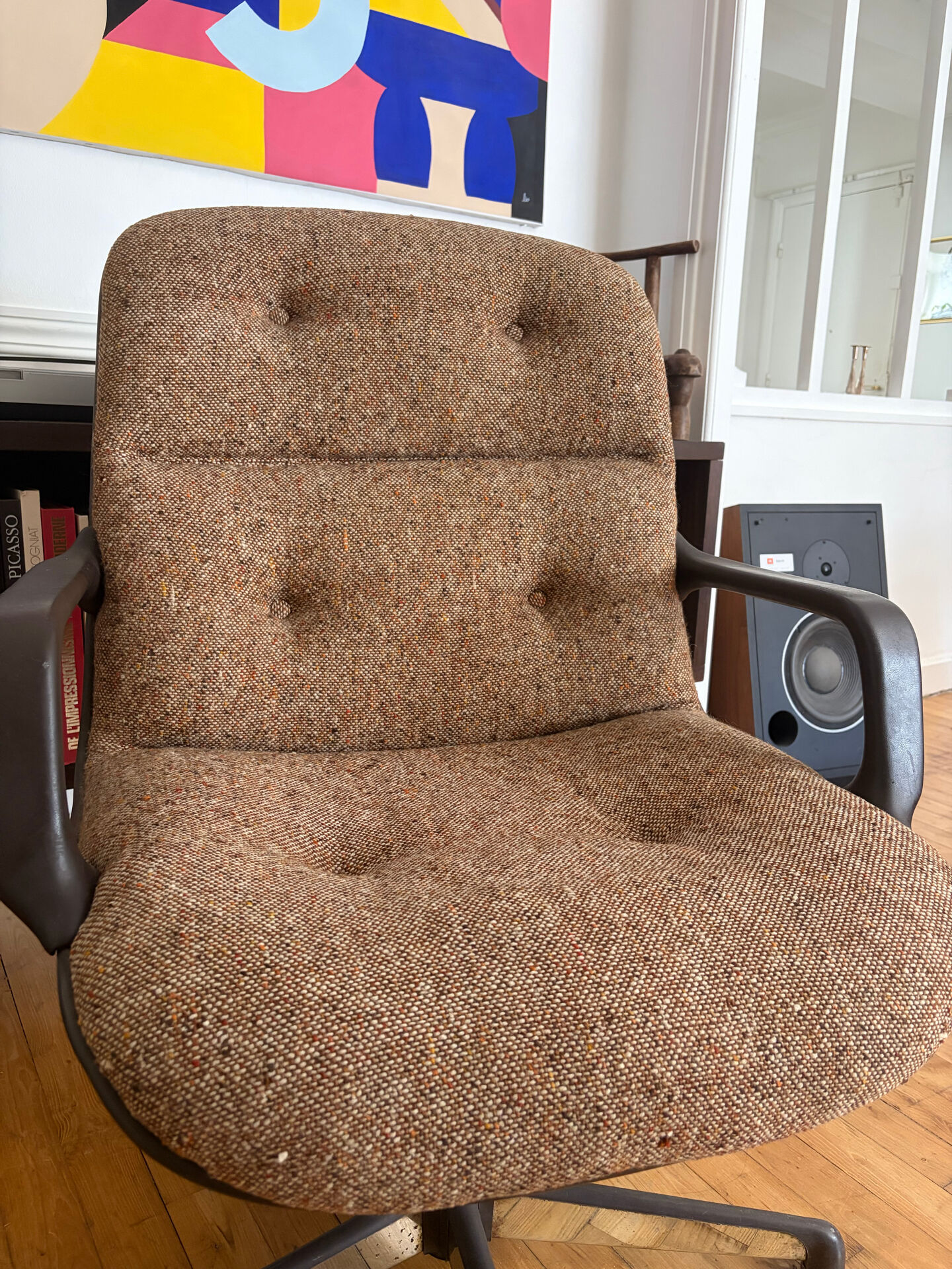 Fauteuil édition Comforto dans le goût de Charles Pollock