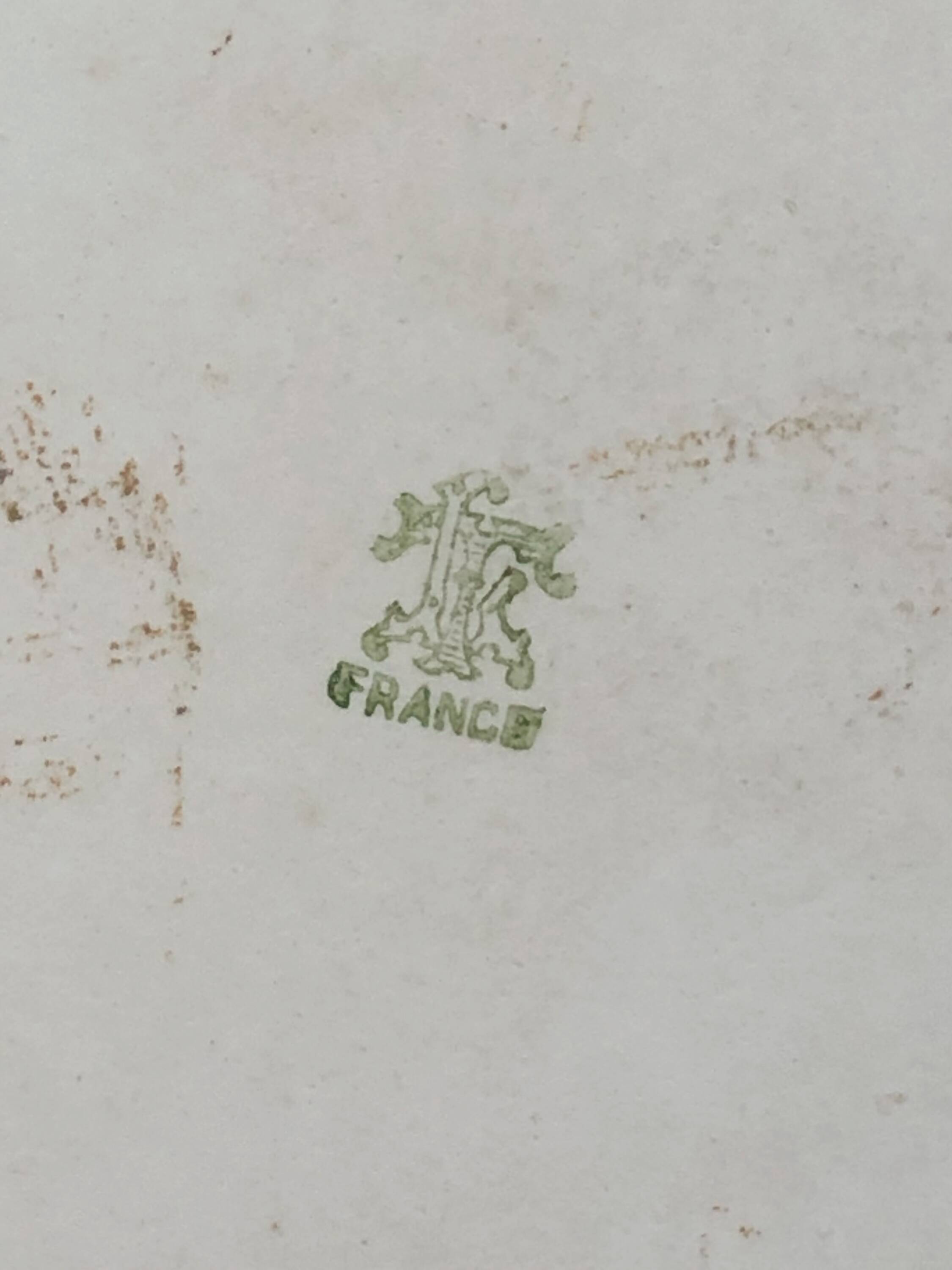 Plat de service vintage