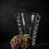 Large crystal vase