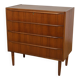 Commode en teck des années 60 avec coiffeuse, Danemark.