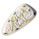 Vintage dish stylized leaf patterns
