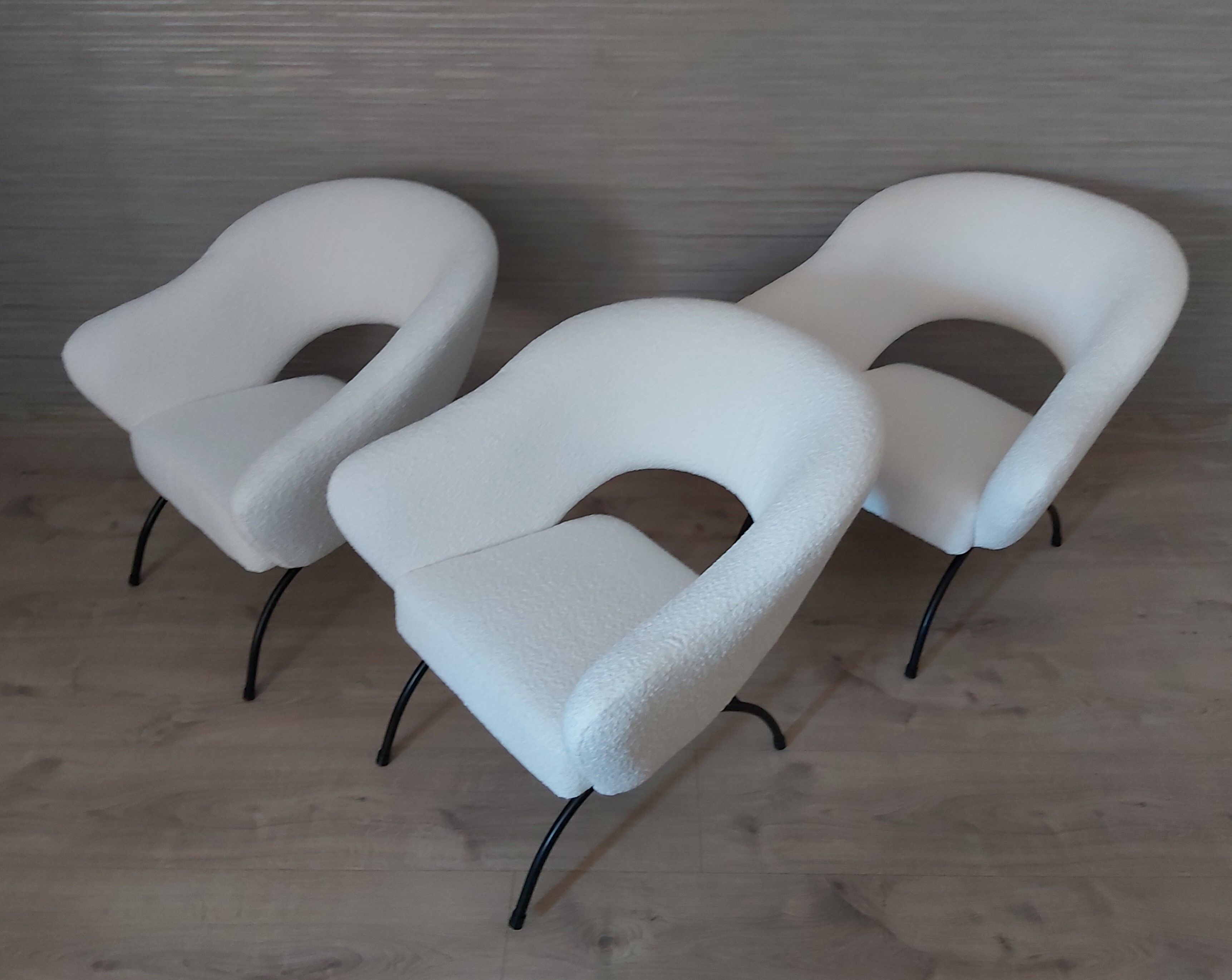 A set of four armchairs, Poland, 1960s