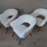 A set of four armchairs, Poland, 1960s