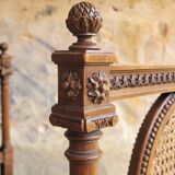 Louis XVI caned bench