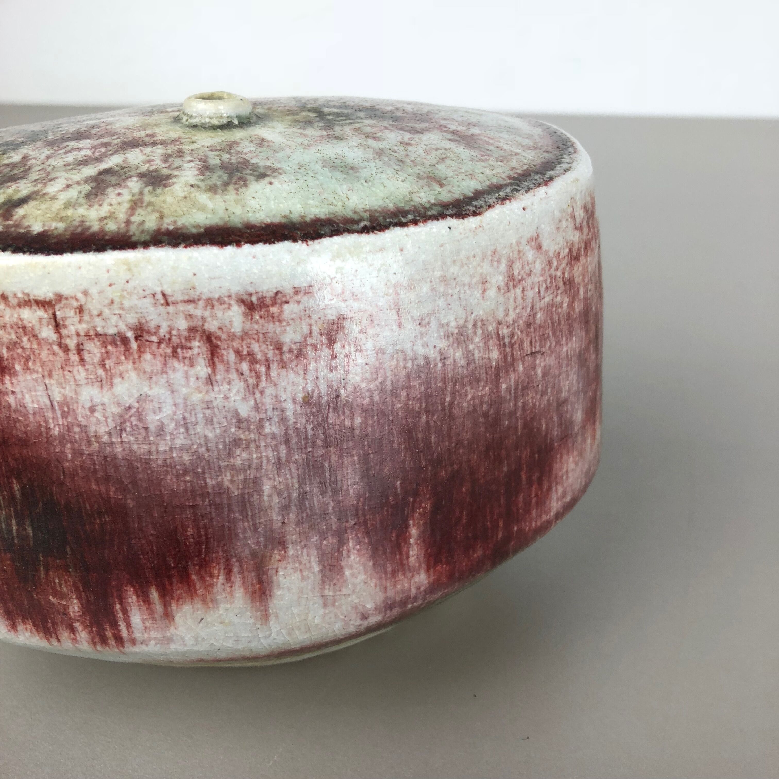 Ceramic Studio Pottery Vase by Bruno and Ingeborg Asshoff, Germany, 1960s