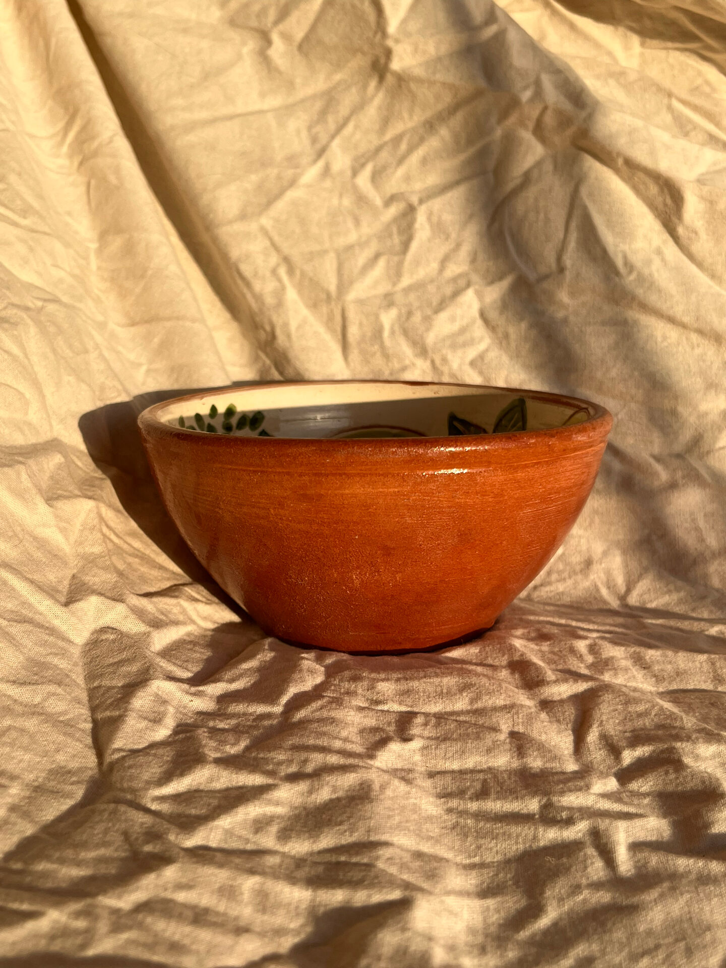 Bowl in Portuguese artisan pottery Signed Gracindo Carrilho