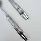 Christian Dior salad servers with 925 sterling silver handles, Italy