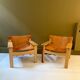 Pair of Scandinavian armchairs "Natura" by Karine Mobring.