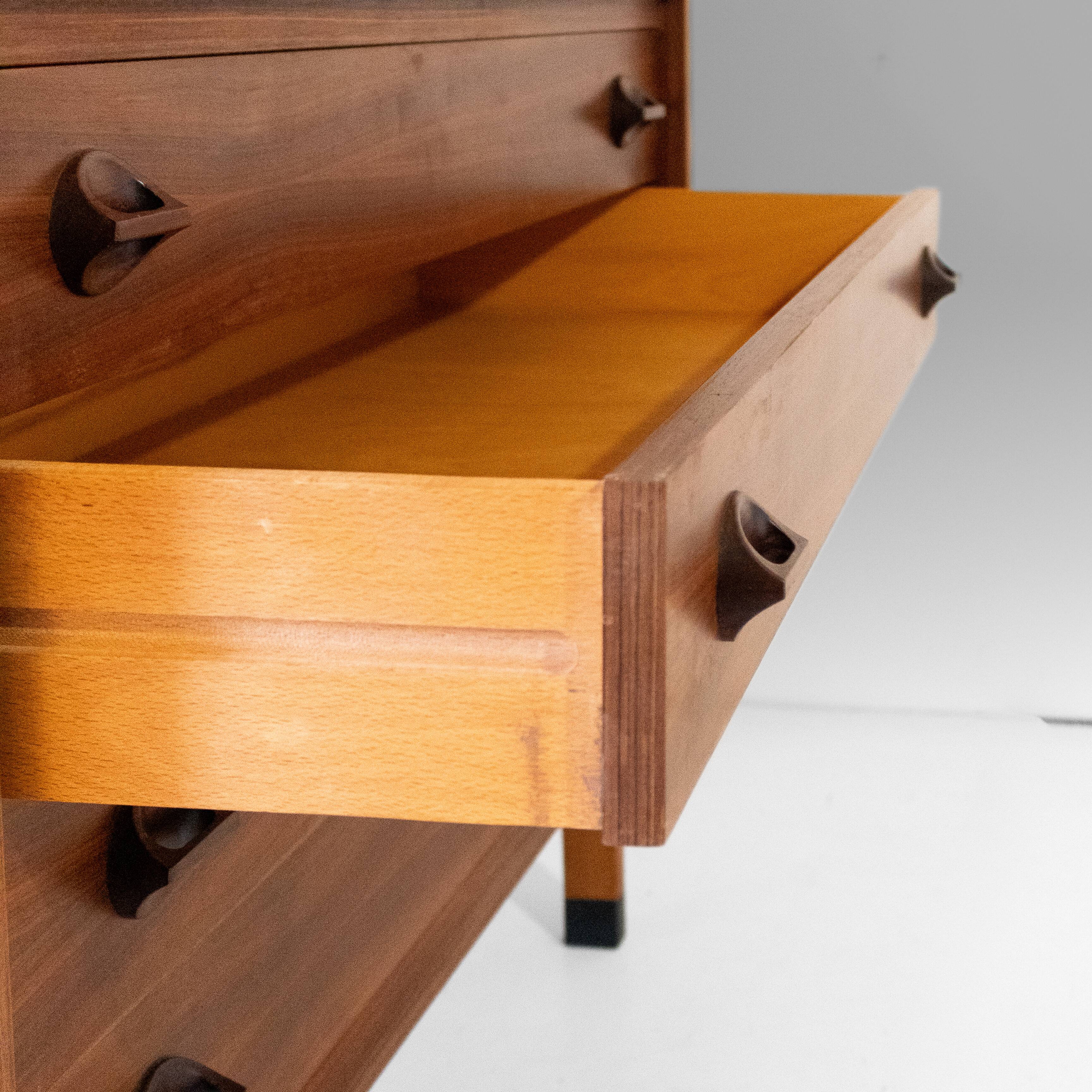 Mid Century Modern Italian Wood Cabinet, George Coslin for 3V Arredamenti P