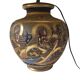 Handmade Asian style lamp in ceramic