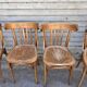 (Lot) 5 Anciennes Chaises Bistrot