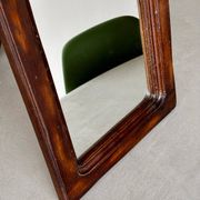Vintage wooden mirror – moulded frame – 1950s/60s