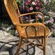 Vintage rattan armchair