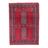 Tapis vintage fait main Lahore 64cm x 88cm - 1C996