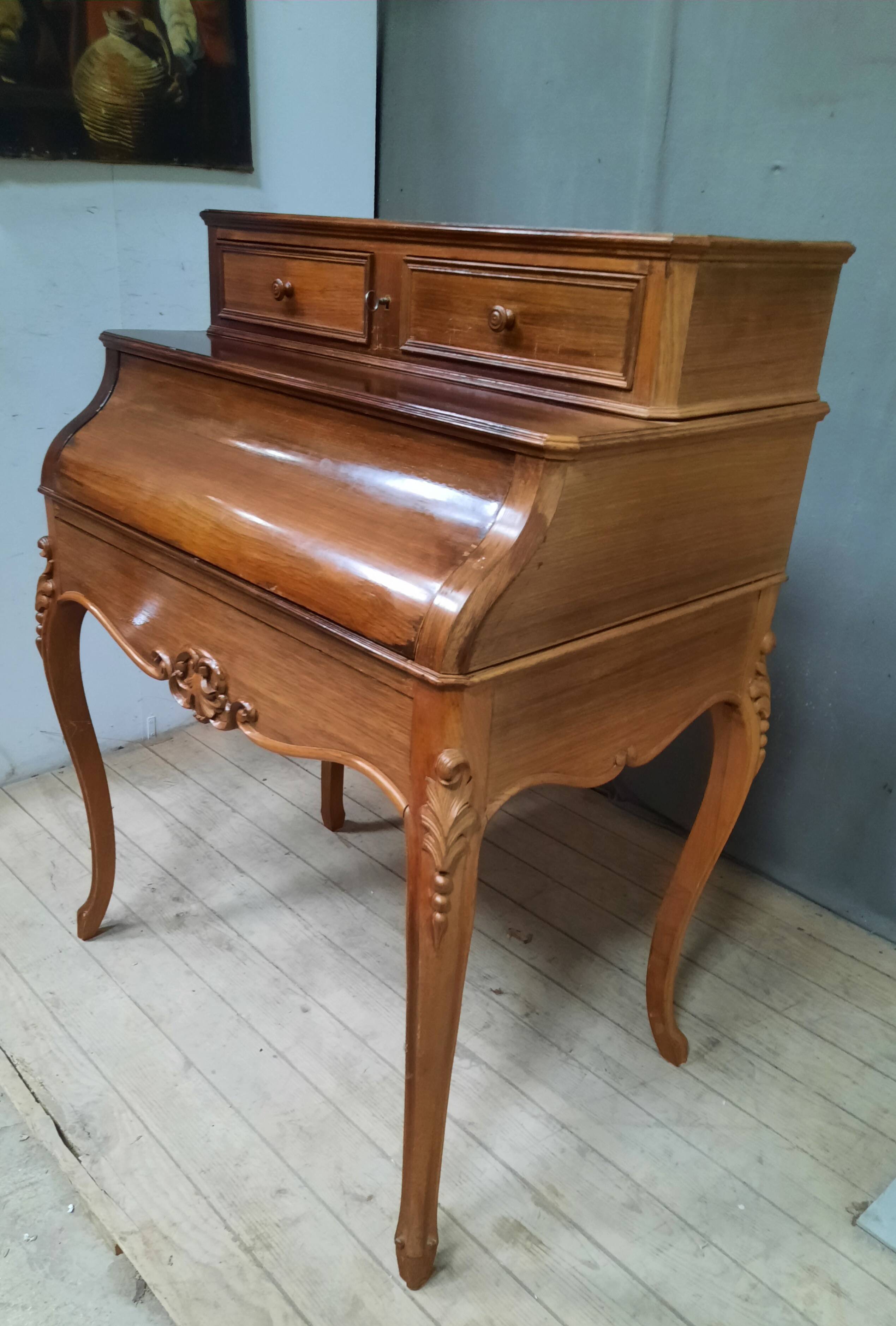 Louis Philippe drop-leaf desk