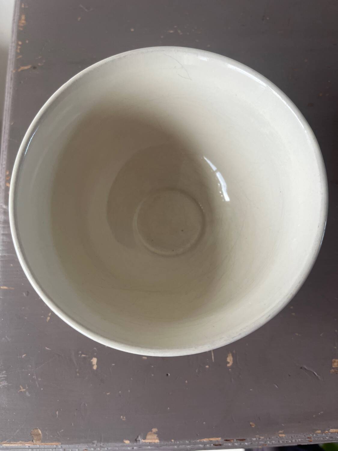 Old earthenware bowl