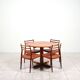 Round dining table by Tarm OG Stole Mobelfabrik in solid teak
