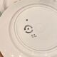 6 flat plates in half-porcelain Badonviller