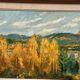 Original Swedish Oil on Panel – "Autumn Landscape" – Dated 1978 – Framed Period Piece – 50 × 42 cm (19.7" × 16.5")