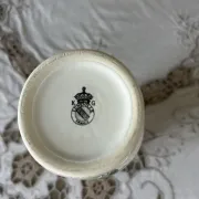Old small faience vase Lunéville K&G lamp post decoration 13