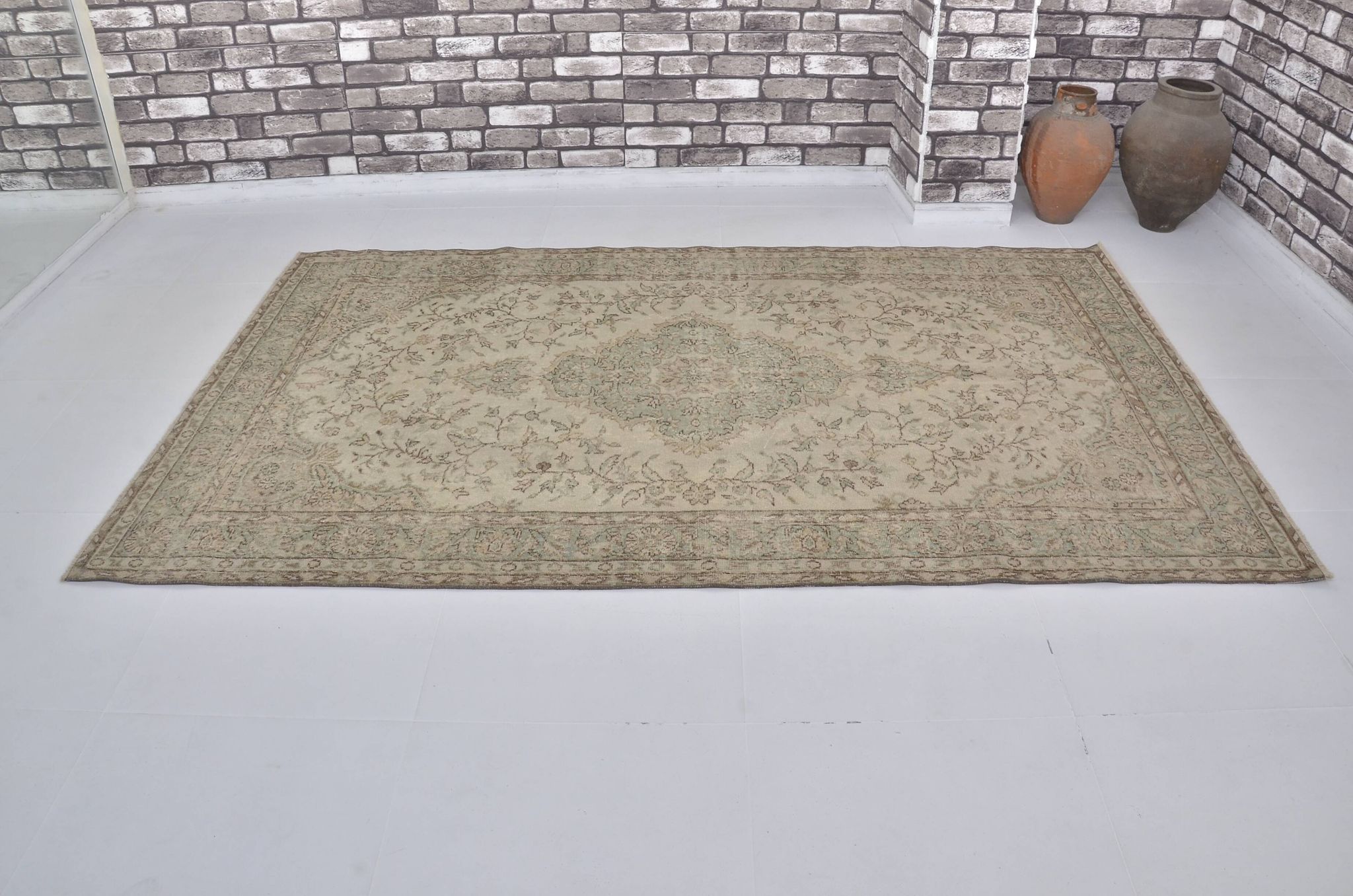 Tapis Oushak anatolien kurde sku 2227