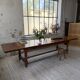 Table repas style drapière noyer 2m5/3m5 1900