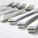Set of 4 forks and 4 knives Air France of the 70s by Nathalie George