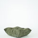 Togo Armchair and Pouf in Khaki wide Corduroy
