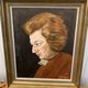 Portrait painting of a man signed M.amoureux XX Hst