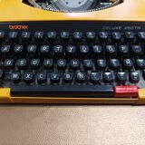 Brother Deluxe 250 TR Mustard Typewriter