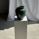Large deep water green ceramic vase H26 D22