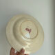 Hollow plate red ironstone honeysuckle pattern from Gien pottery
