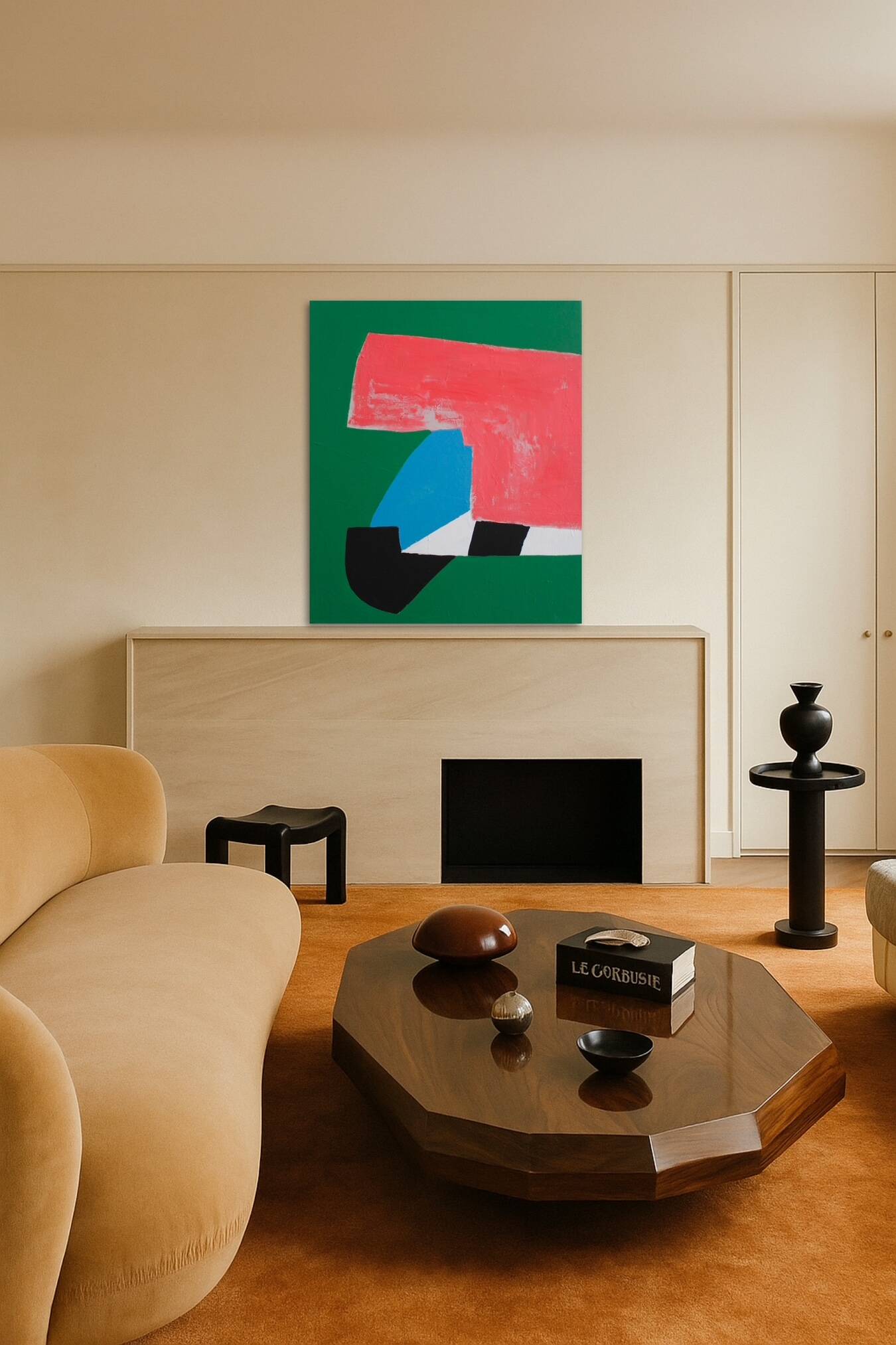 Modern minimalist art "lucky charm" by Bodasca