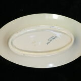 Oval faience ravier terre de fer bocage nº2