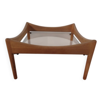 Modus Oak & Glass Table by Kristian Vedel for Soren Willadsen, 1963